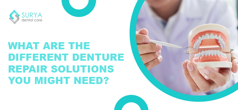 What are the different denture repair solutions you might need?